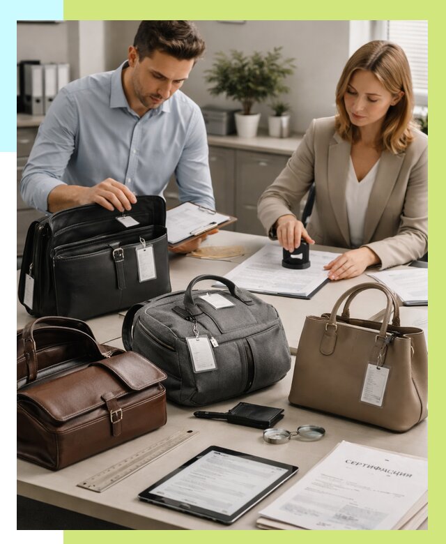 Сертификация сумок в Южном-Сахалинске от 7748 руб. | Алешин-Южн