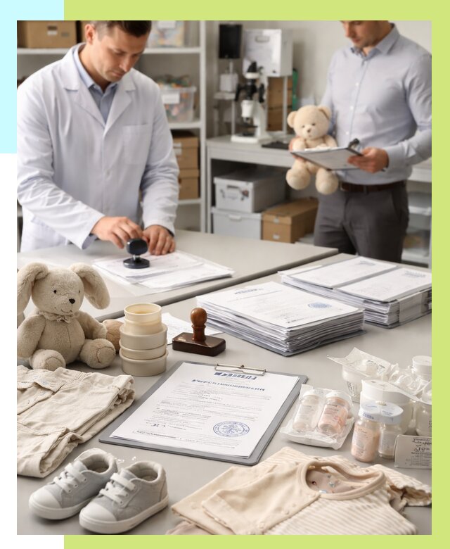 Сертификация детских товаров в Южном-Сахалинске от 15497 р. | Алешин-Южн