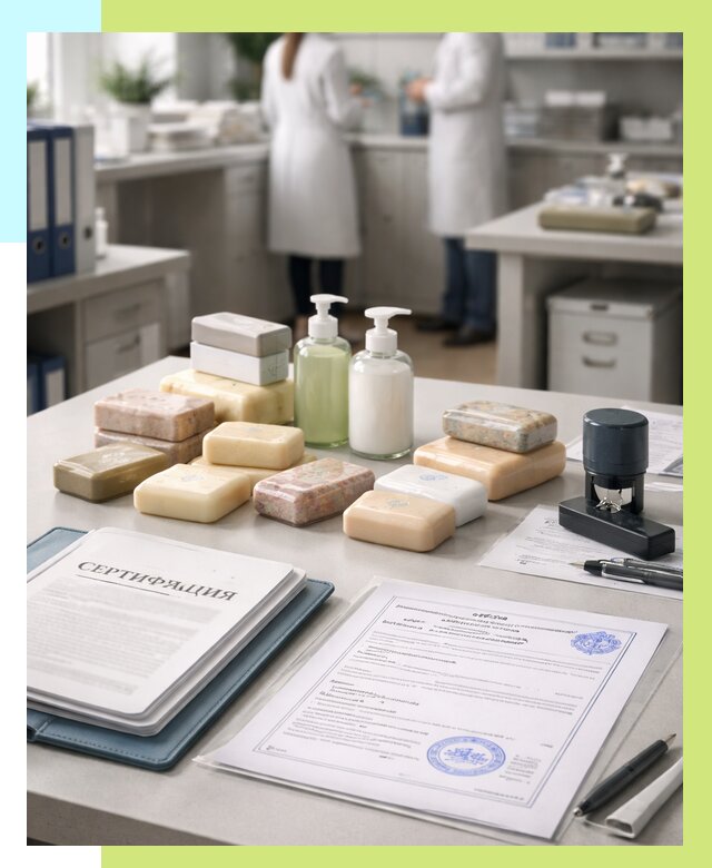 Сертификация мыла и сертификат на мыло в Южном-Сахалинске от 12397 | Алешин-Южн