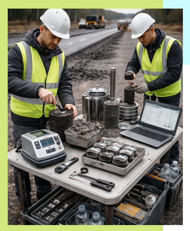 Сертификация асфальта: испытания и подтверждение в Южном-Сахалинске