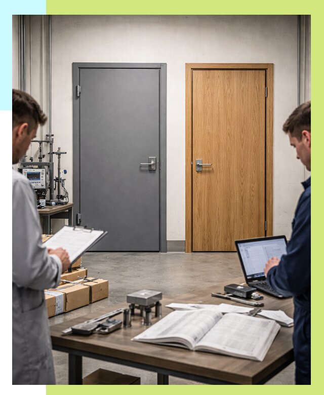 Сертификация дверей в Южном-Сахалинске от 8265 р. под ключ | Алешин-Южн