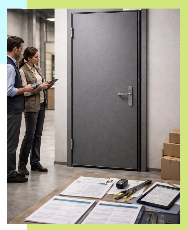 Сертификация противопожарных дверей в Южном-Сахалинске от 9298 р. | Алешин-Южн