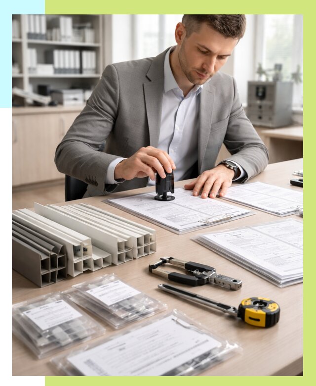 Сертификация ПВХ продукции в Южном-Сахалинске от 8781 р., Алешин-Южн