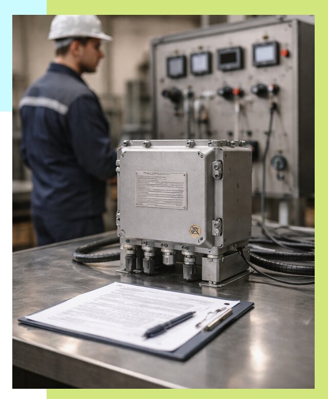 Сертификация взрывозащищенного оборудования в Южном-Сахалинске от 36159 р. | Алешин-Южн