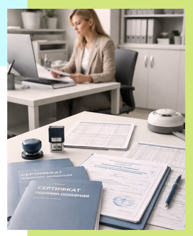 Сертификаты пожарной безопасности в Южном-Сахалинске от 15497 р. | Алешин-Южн