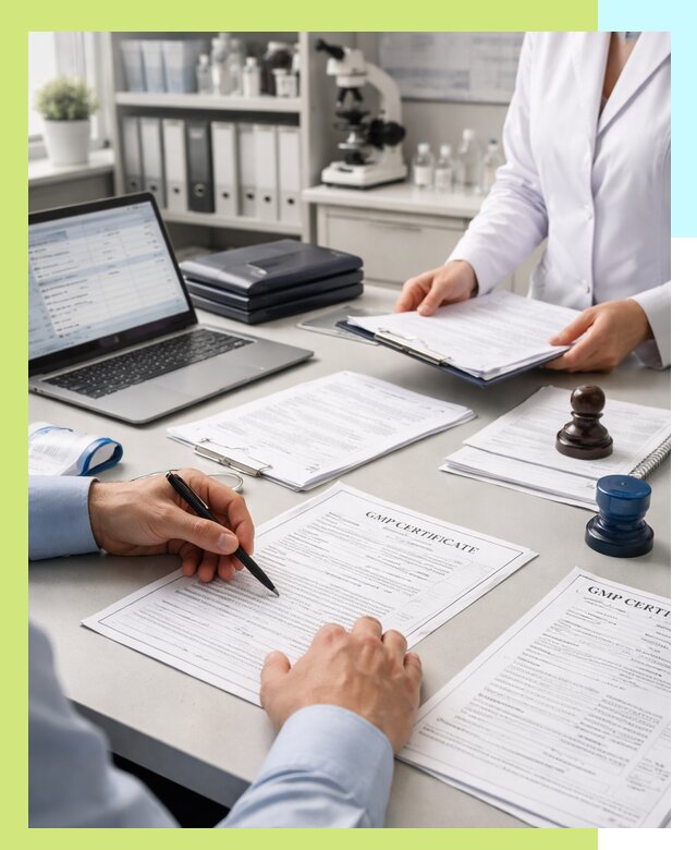 Оформление сертификата GMP в Южном-Сахалинске для фармпроизводства