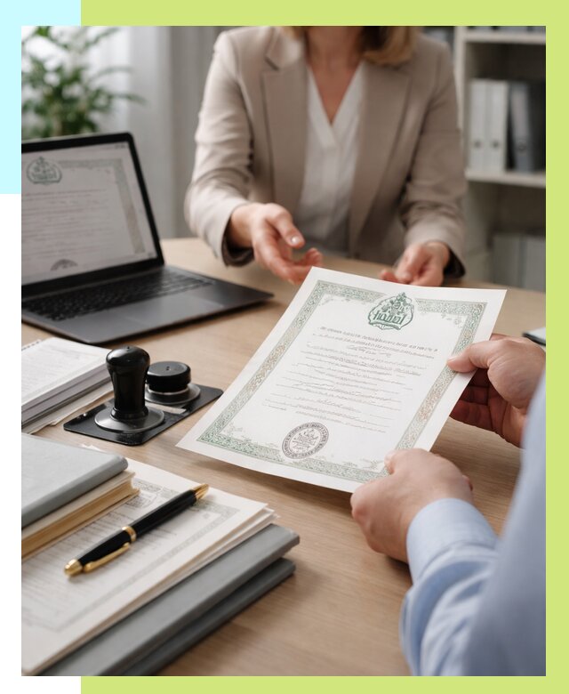 Халяль сертификат в Южном-Сахалинске, получить от 15497 р. | Алешин-Южн