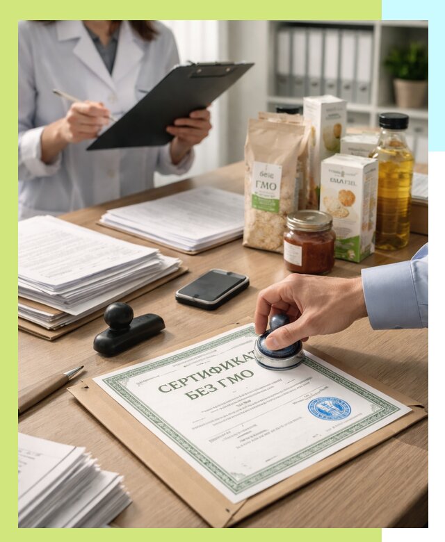 Получение сертификата Без ГМО для продукции в Южном-Сахалинске