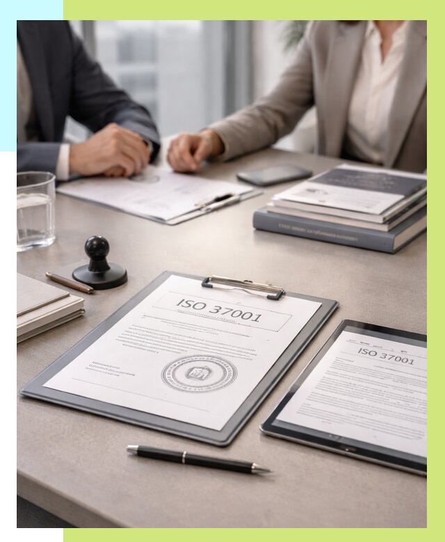 Сертификат ISO 37001 в Южном-Сахалинске оформить от 123972 р. Алешин-Южн