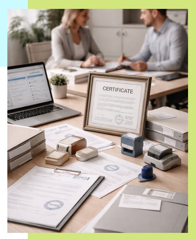 Сертификация компании в Южном-Сахалинске от 46490 р. | Алешин-Южн — заказ